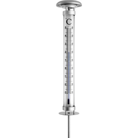 Termometro solare TFA Dostmann argento giardino