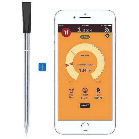 Termometro wireless intelligente a lungo raggio con connettività digitale Bluetooth e Wi-Fi