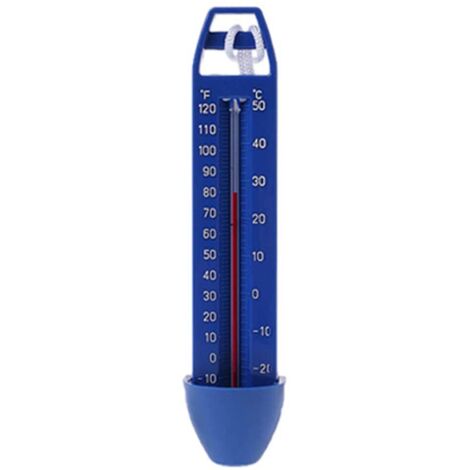 Termómetros, temperatura del agua, termómetro. Termómetro para piscina con cuerda y brisa. Resistente para uso interior y exterior. Pequeño.