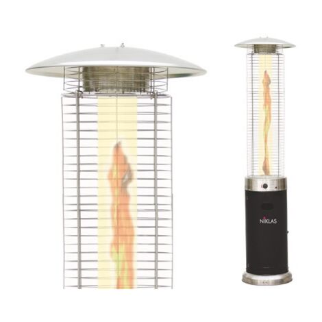 TERMOPATIO A GAS NIKLAS FUOCO VIVO CM.Ø45xH210 POTENZA 13Kw RISCALDAMENTO