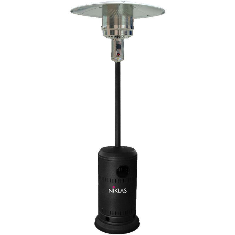 Stufa A Gas Termopatio Nero Riscaldamento Per Esterni Giardino 25 M...