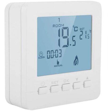 Termostati programmabili per la casa, regolatore di temperatura RF wireless intelligente per riscaldatori elettrici, CA 230 V