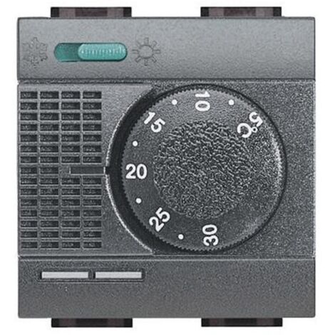 Termostato Ambiente Bticino LivinghLight Antracite L4442