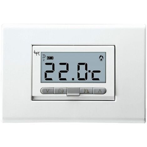 Termostato ambiente digitale da incasso BPT TA-350 Bianco 69400010