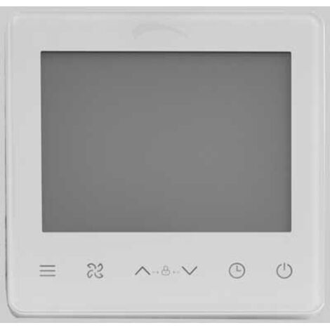 TERMOSTATO CON DISPLAY PER INSTALLAZIONE A BORDO UNITA' - TES FC 3V