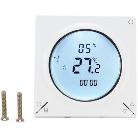 Termostato con timer di ventilazione programmabile per riscaldamento a pavimento Eosnow AC220V
