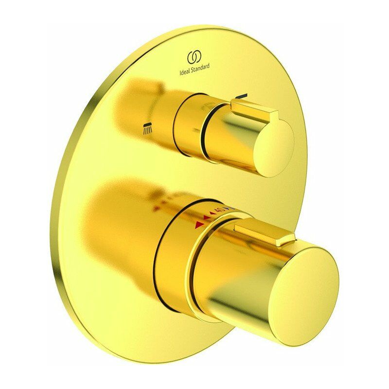 

Termostato de baño IDS CERATHERM T100 UP-kit 2 oro cepillado
