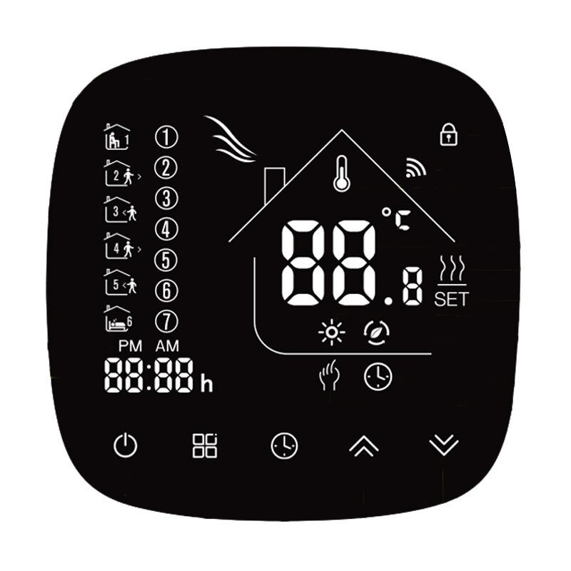 

Termostato electrico programable semanal de la calefaccion de la pantalla tactil de la pantalla LCD