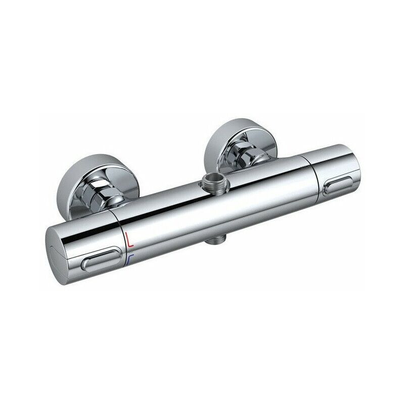 

Termostato de ducha IDS CERATHERM 100 AP, salida superior e inferior cromada