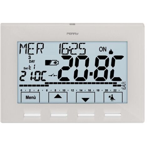 Termostato de pared Perry Next con pantalla táctil