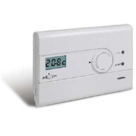 Termostato de pared Perry Slim Blanco