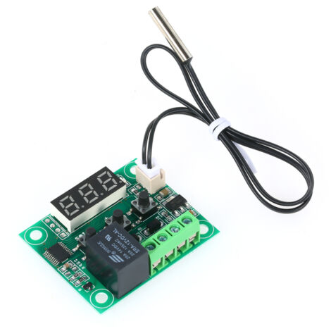 Termostato digital XH-W1209, controlador de temperatura de alta precisión, termostato de calefacción/refrigeración, módulo de conmutación de temperatura, mini placa de control de temperatura con panta