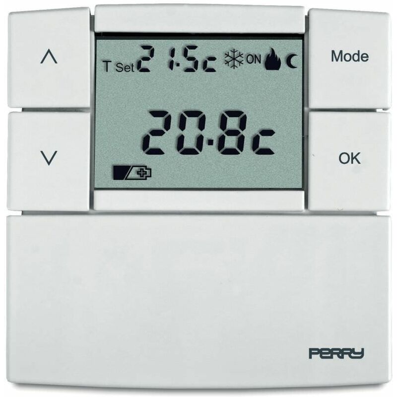 

Termostato digital y kit de receptor Perry 1TXTETX04RX01 - blanco