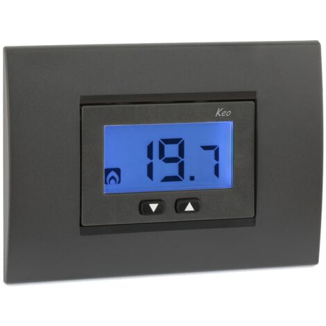 Termostato Digitale da Incasso (503) 230V Vemer VE558300 Keo-A LCD