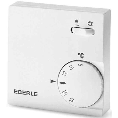 Termostato Eberle 111170551100 bianco intervallo 5-30°C