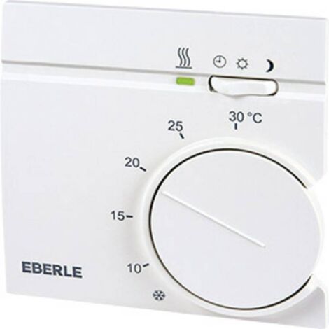 Termostato Eberle 121 1704 51 100 RTR 9726 per installazione su superficie interna