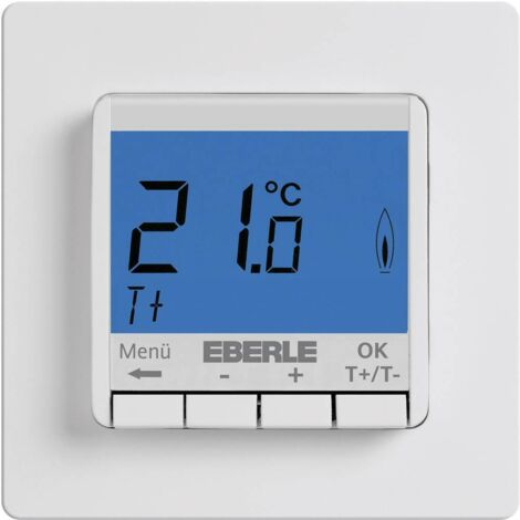 Termostato Eberle FITNP-3R Incassato Blu Bianco 5-30°C