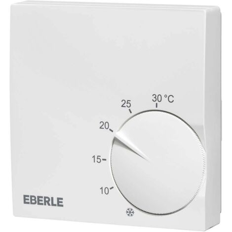Termostato Eberle RTR-S 6121-1 bianco polare