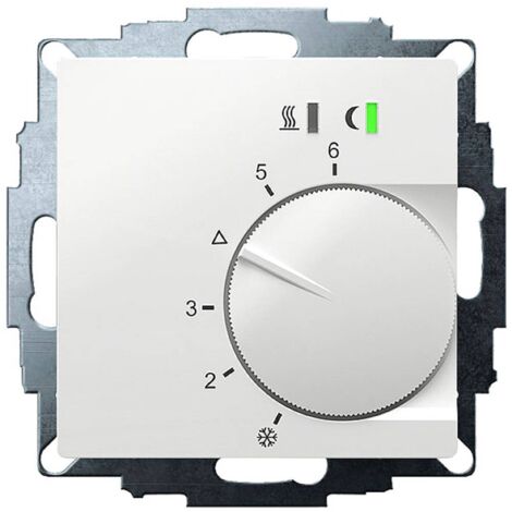 Termostato Eberle UTE 2500 Bianco Incassato 55 mm