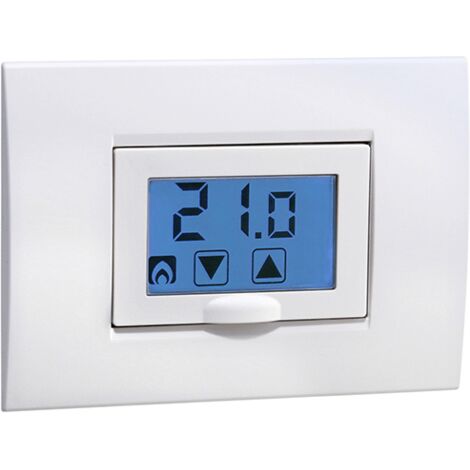 Termostato empotrable Krono Touch blanco