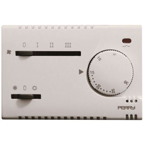 Termostato empotrable Perry blanco para serie civil 230V 1TITEF365/MC