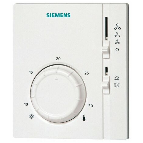 Termostato fancoil Siemens RAB-11 - Blanco