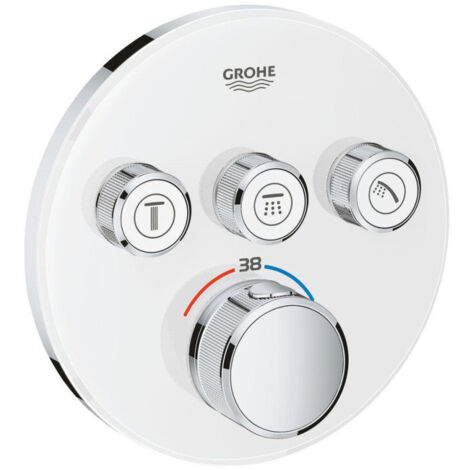 Termostato Grohe Grohtherm SmartControl con tres válvulas de