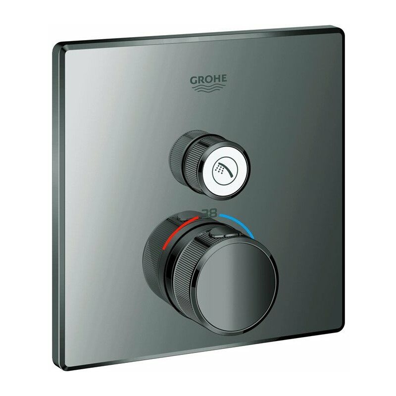 

Termostato GROHTHERM SMARTCONTROL angular, 1 válvula de cierre grafito duro GROHE