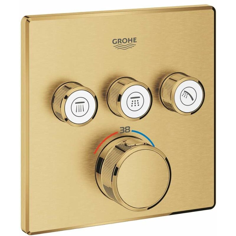 Grohe - Thermostat Grohtherm SmartControl avec trois vannes