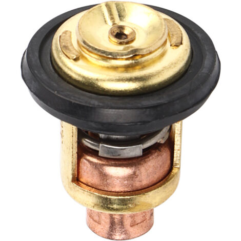 Termostato in rame di ricambio Aramox per motori fuoribordo a 4 tempi da 9,9-70 CV (2001-2004), ricambio originale 6G8-12411-01 con materiale in rame di alta qualità per motori Mariner a 4 tempi (1998