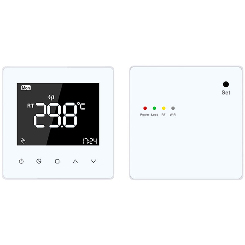 

Termostato inteligente 3A Controlador de temperatura digital Centro y receptor para caldera de gas Calefaccion Actuador termico Valvula motorizada