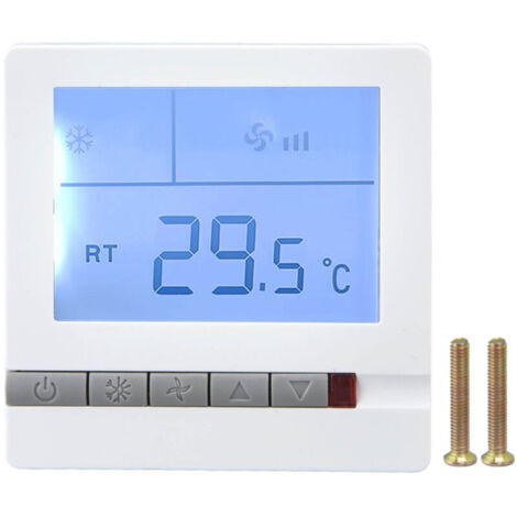 Termostato inteligente multifuncional Eosnow, controlador de aire acondicionado con función de ventilador, CA 220 V, para hotel, restaurante y salón.