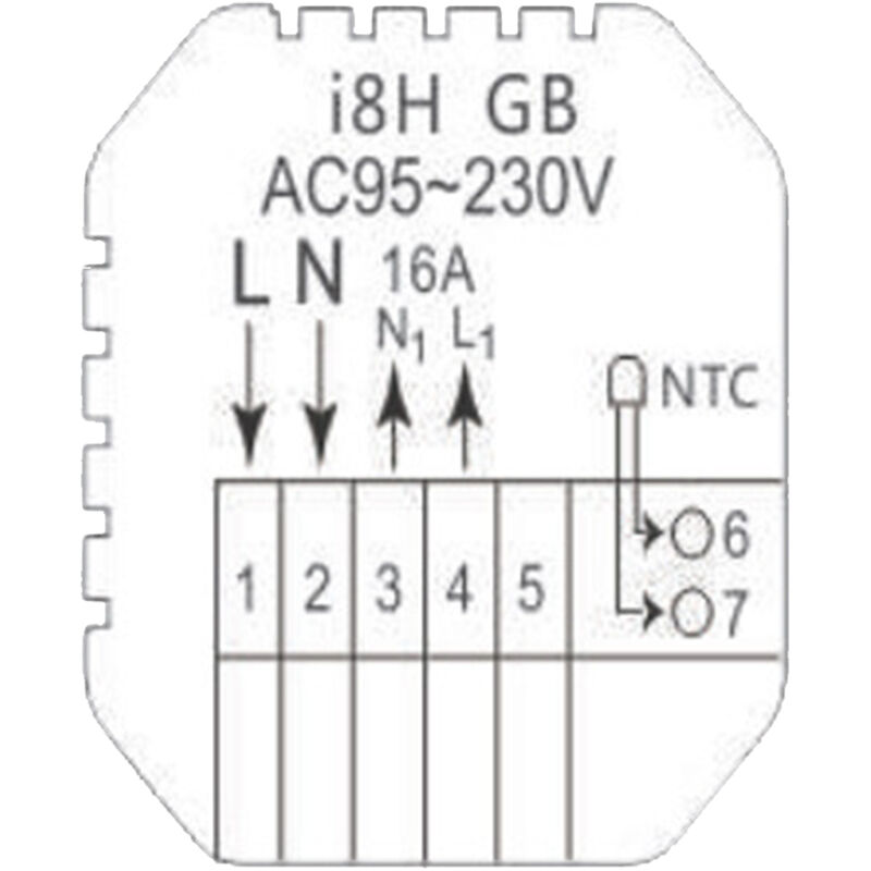 

Termostato inteligente WIFI con pantalla LCD Termostato de radiador de calefaccion inteligente Control de voz y aplicacion Controlador de temperatura