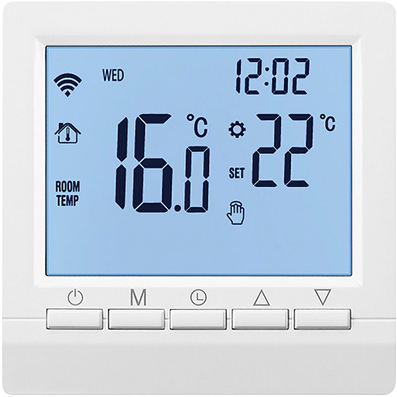 

Termostato inteligente WIFI Termostato de radiador de calefaccion inteligente Control de APP Termostato programable digital Controlador de