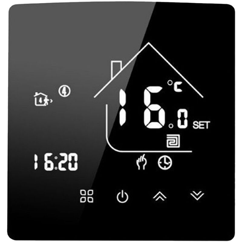 

Termostato inteligente WIFI Termostato de radiador de calefaccion por suelo radiante electrico programable Control tactil y de aplicacion Controlador