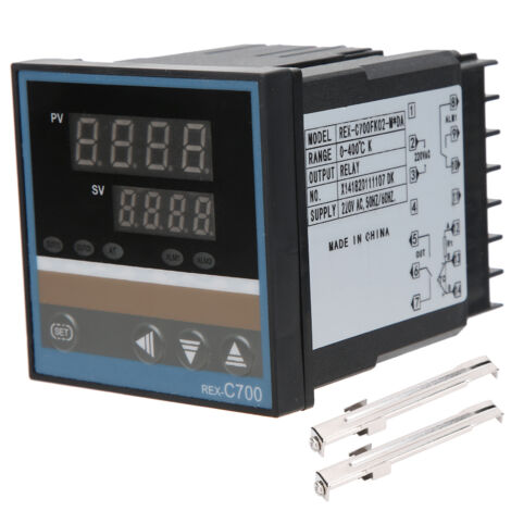 Termostato inteligenteREX-C700FK02-M x DA PID 96x96mm para control de temperatura