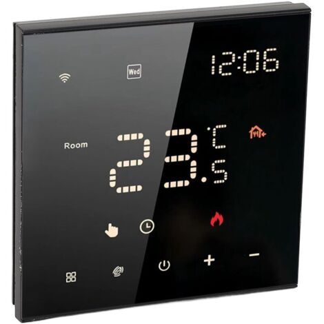 Termostato intelligente Eosnow, controllo tramite app, touchscreen digitale, timer programmabile a 7 giorni, Wi-Fi per la casa, 100-250 V CA 3 A