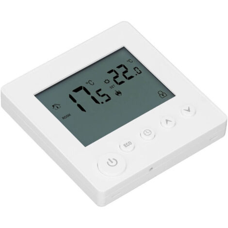 Termostato intelligente Eosnow da 4500 W, con comandi a pulsante, per riscaldamento dell'acqua, ideale per casa, ufficio, hotel, da 90 V a 240 V CA, colore bianco.
