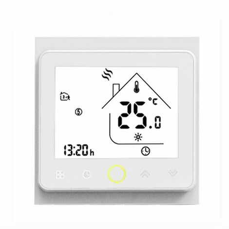 Termostato intelligente Intellight 5A Regolatore di temperatura Termostati per caldaie acqua / gas per la casa No Wi-Fi - Bianco