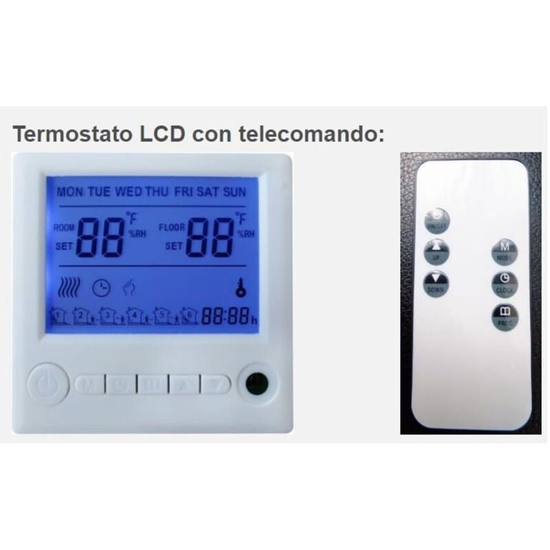 

Termostato mando a distancia infrarrojo SINED JH-E2000EE