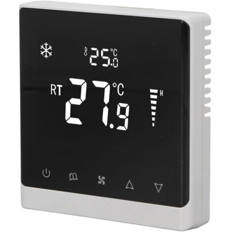 Termostato per ventilatore di condizionamento Eosnow, termostato domestico DC senza spazzole, regolatore di temperatura da pannello 180-260V