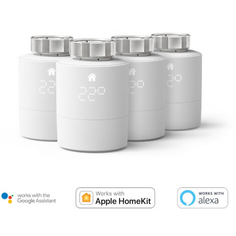 Termostato programable tado smart radiator thermostat - quattro blanco (4 unidades)