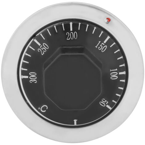Termostato regolatore di temperatura 250 V AC, 16 A, campo di temperatura da 50 a 300 °C.