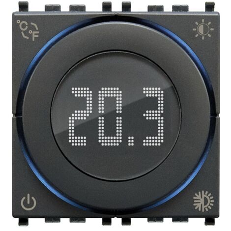 Termostato rotella Vimar connesso Wireless IoT2M Grigio 02973