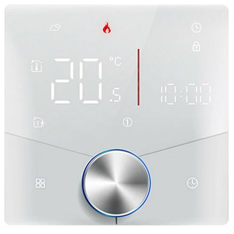 Termostato Smart WiFi Beca BHT-009GCLW  Bianco