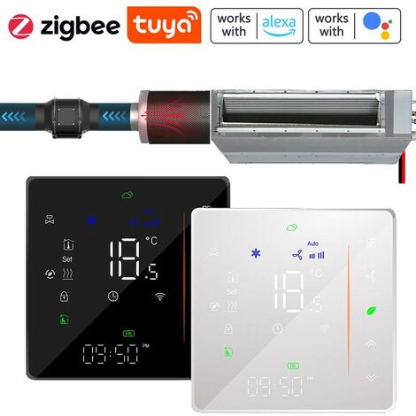 Termostato Smart ZigBee Beca BAC-006EZB  Bianco