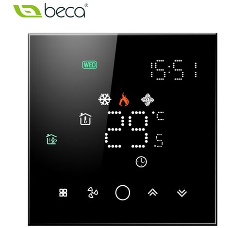 Termostato Smart ZigBee Beca BHT-003GBLZB  Nero
