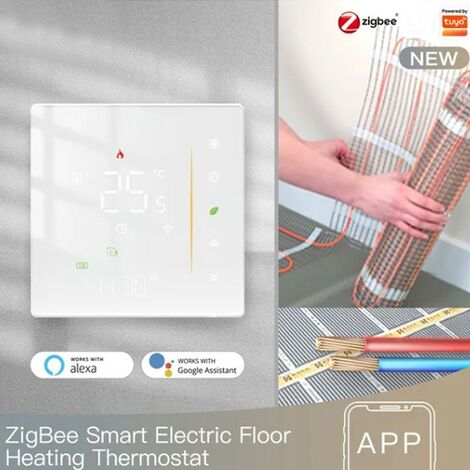 Termostato Smart ZigBee Beca BHT-006GBZB  Bianco