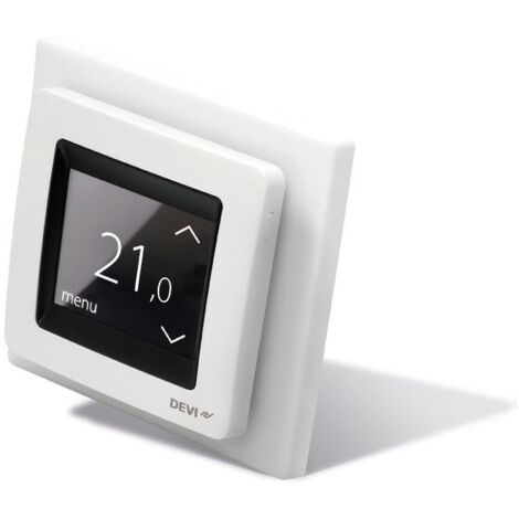 Termostato táctil DEVIreg blanco