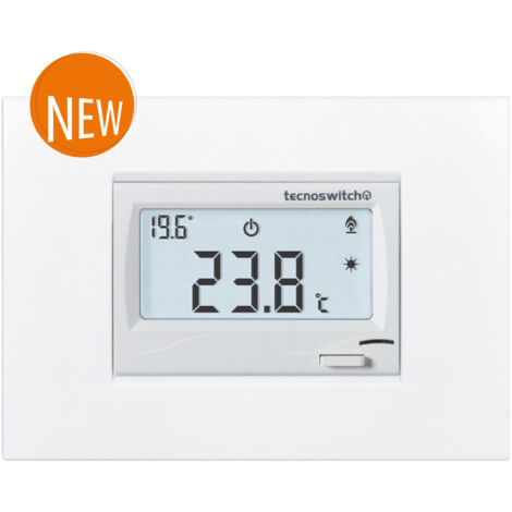 Termostato Touch Da Incasso Bianco/Grigio ( TECNOSWITCH cod. TE315BG )